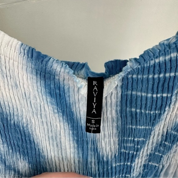 Raviya Blue Tie-Dye Ruffled Skirt/Dress Size Small - Picture 7 of 10